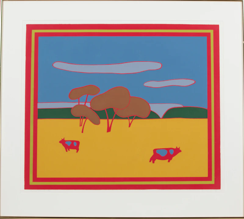 Erica Rutherford, The End of Summer, colour serigraph, 1975 - view 2