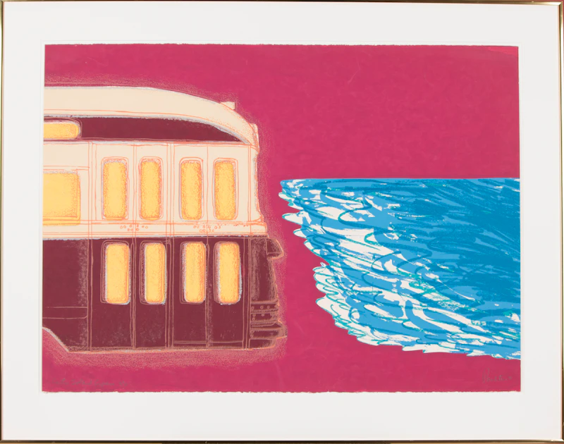 Charles Pachter, Centre Island Express, colour serigraph, 1971 - view 2