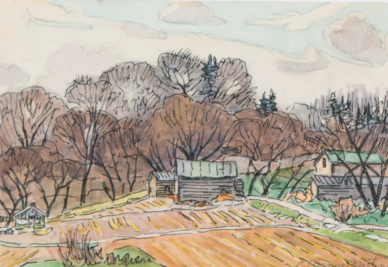 Bernice Fenwick Martin, Charlie’s Place, Lambton, Early Spring