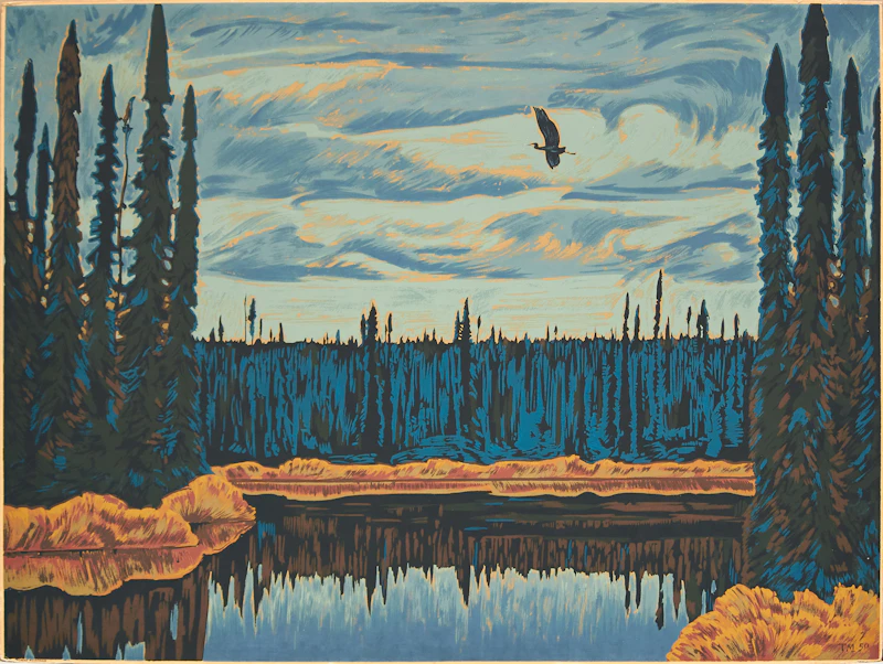 Black Spruce by Thoreau MacDonald