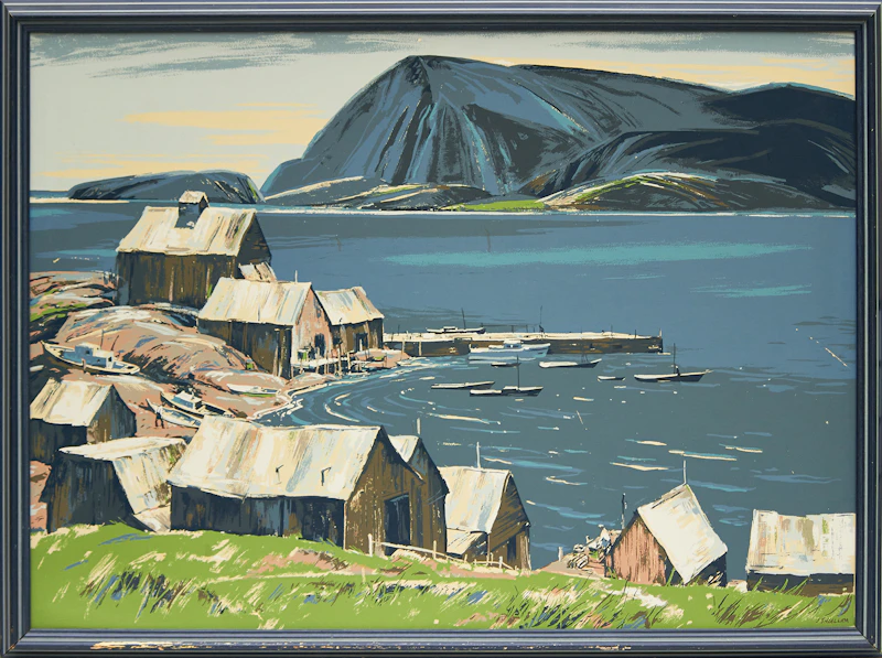 Joseph Sidney Hallam, Indian Harbour, Sampson Matthews silkscreen - view 2