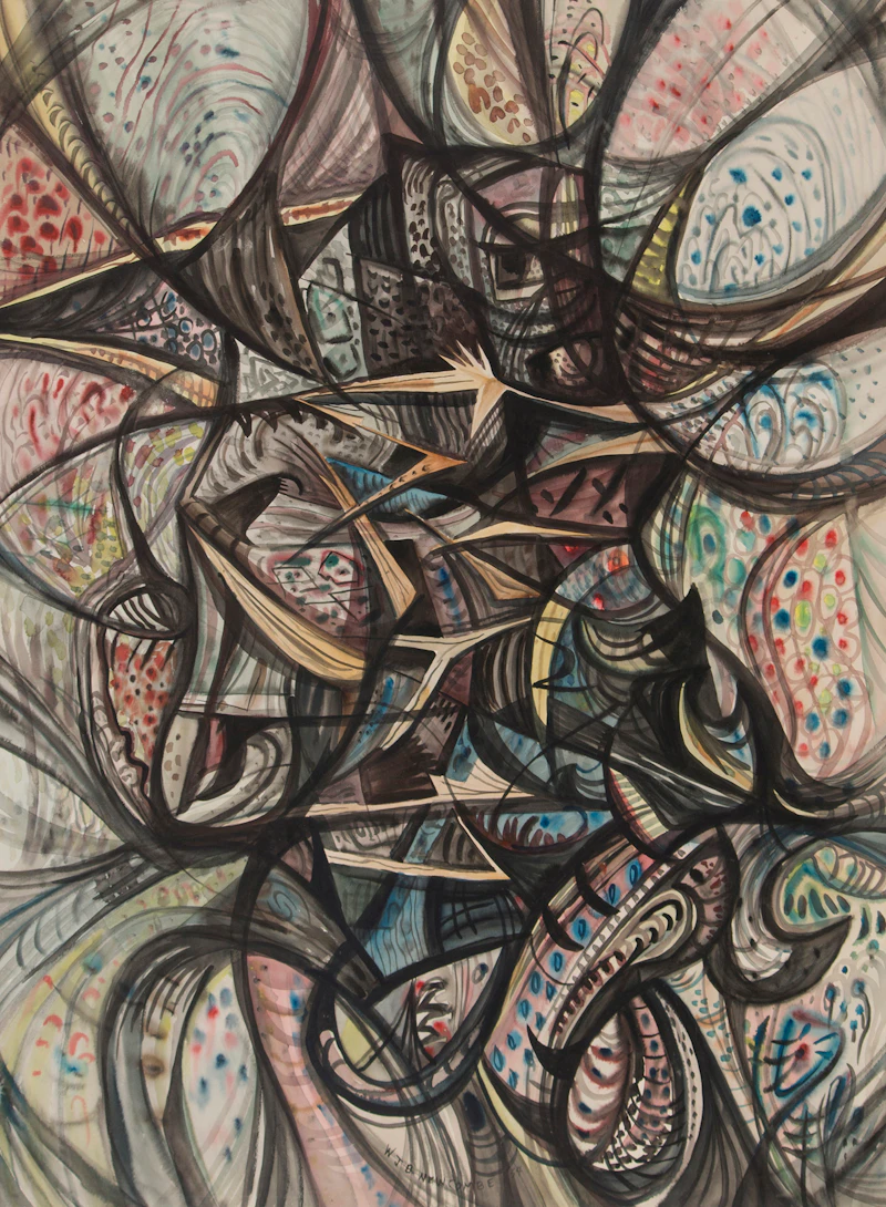 William John Bertram Newcombe, Abstract Composition