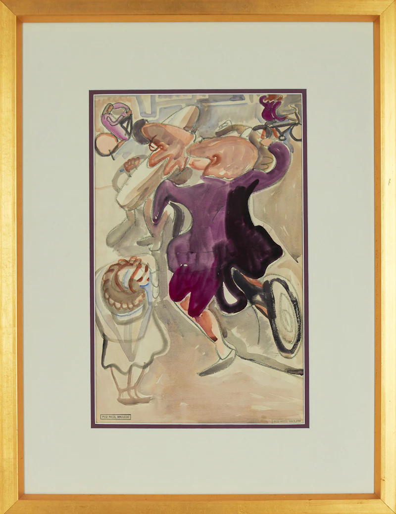 Pegi Nicol MacLeod, Children Playing, NYC, watercolour - view 2