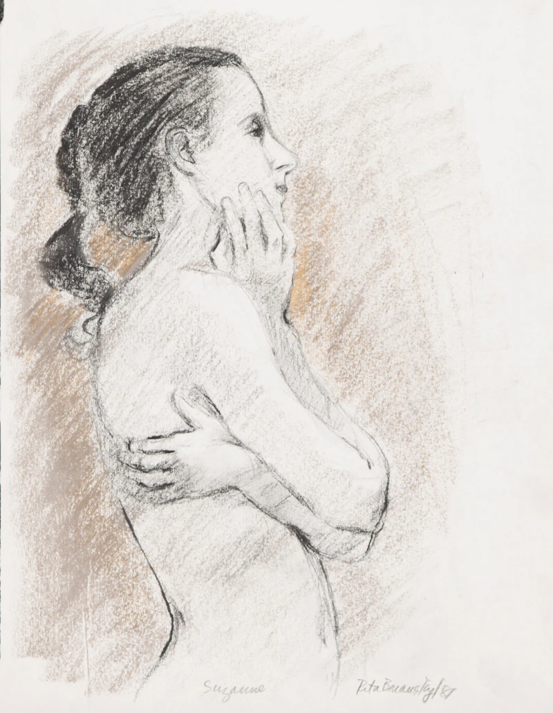 Rita Briansky, Nancy; Suzanne; Musicians; Phyllis at the Summer Cottage, assorted media on paper (4) - view 2
