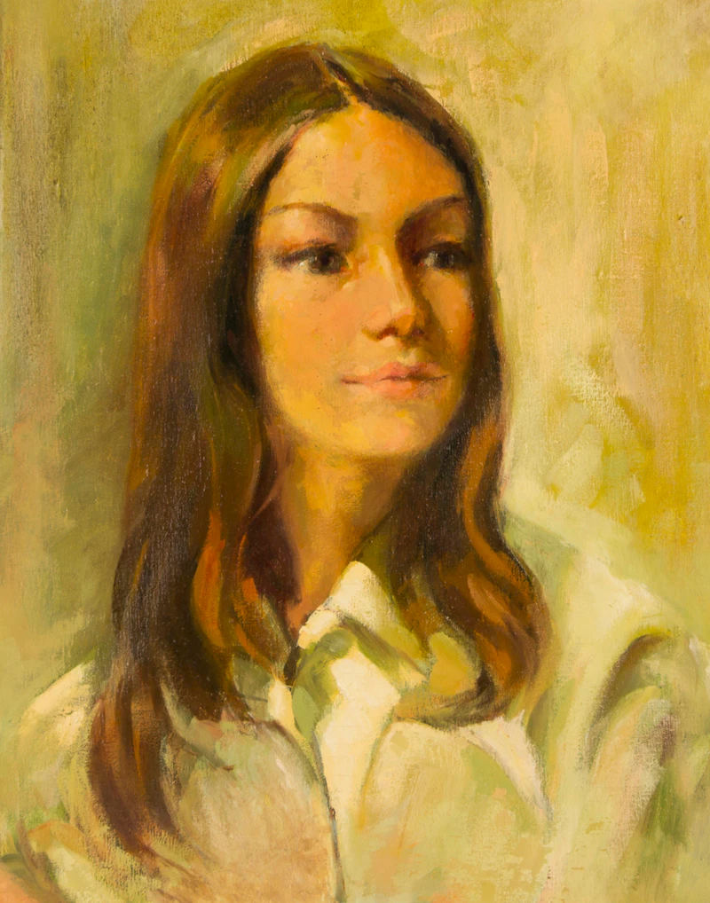 Portrait of a Young Woman by Horace Albert Ellam