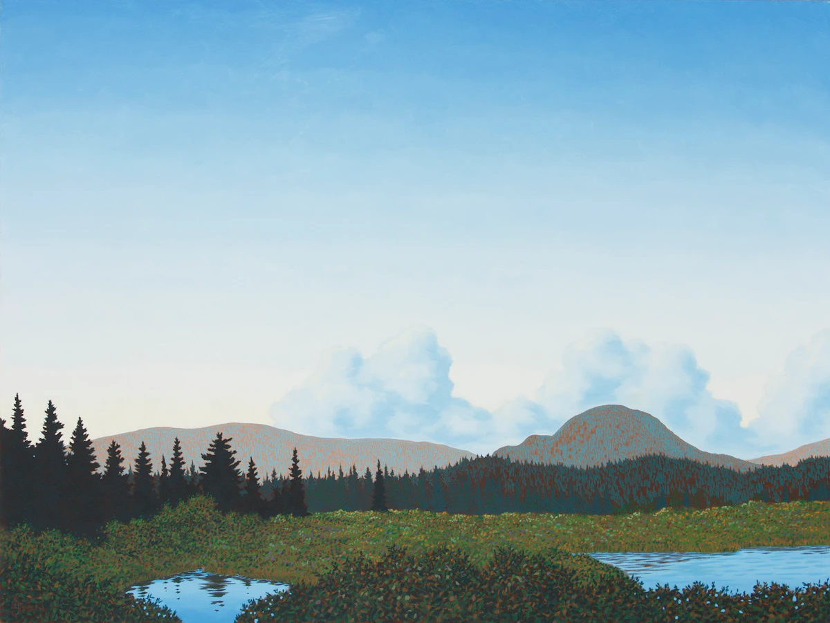 Philip Sybal, Summer in the Laurentians, oil on canvas, 2002