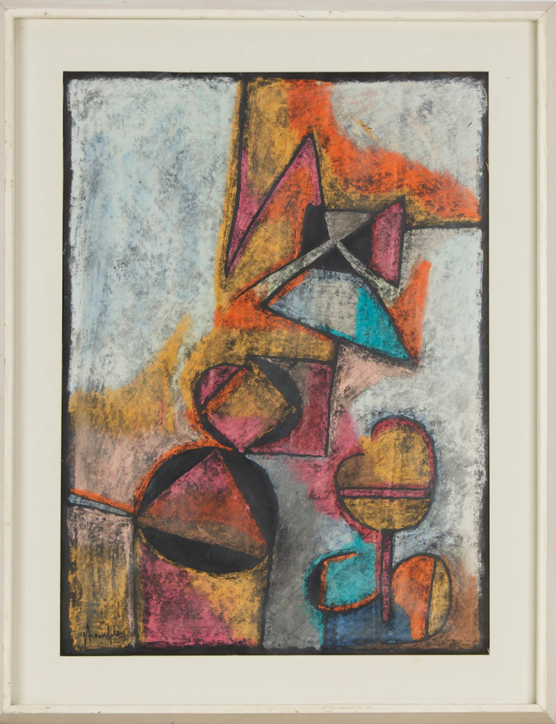 Gérard Tremblay, Untitled, pastel, 1972 - view 2