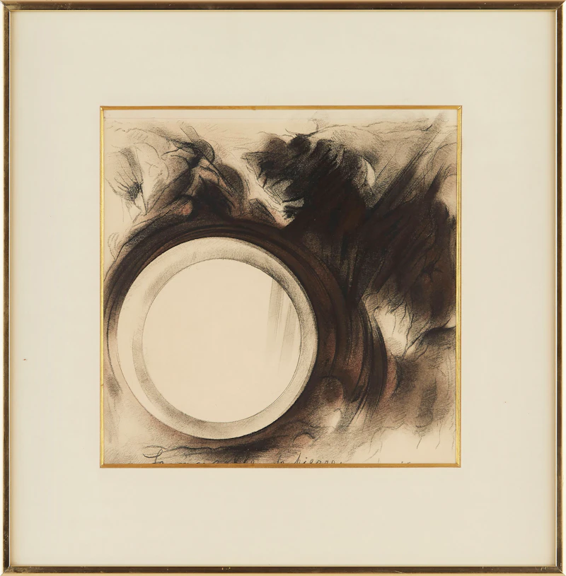 Jean-Paul Jérôme, La margelle de pierre, conte on paper, 1977 - view 2