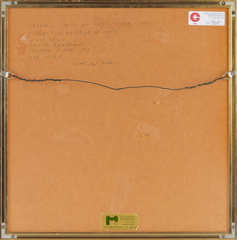 Jean-Paul Jérôme, La margelle de pierre, conte on paper, 1977 - view 3