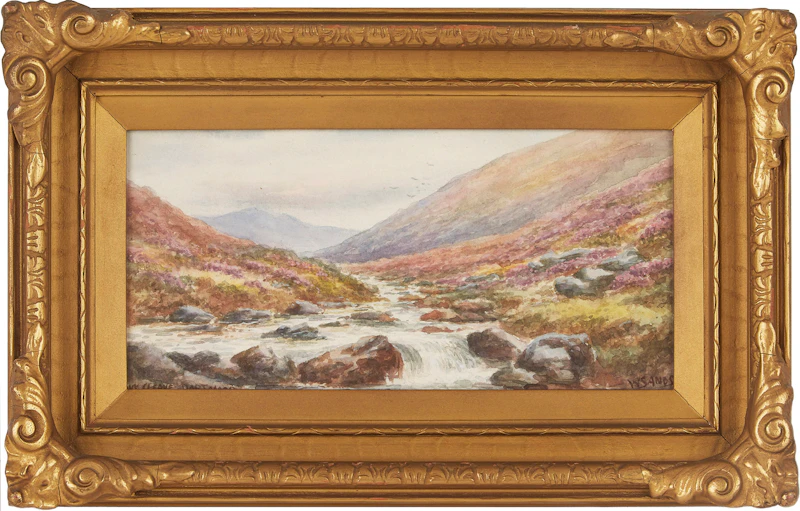 W Sands, Tavy Cleave Dartmoor, watercolour - view 2