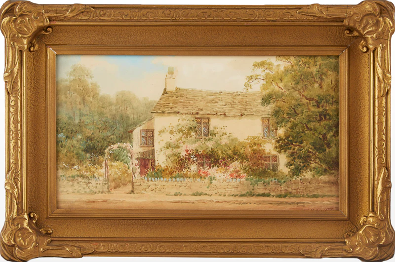 Walter H. Sweet, Dove Cottage Grasmere, watercolour - view 2
