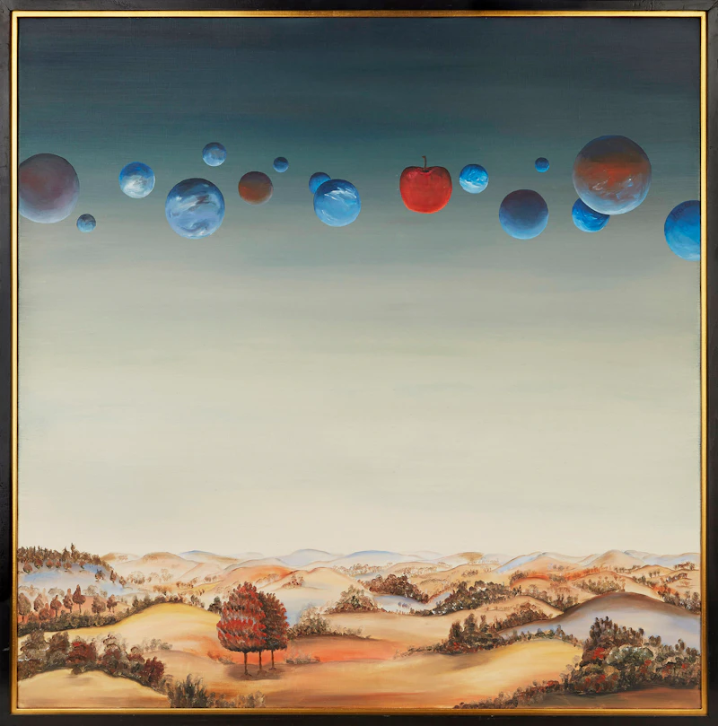 Gaston Petit, Voie Lactee, oil on canvas - view 2