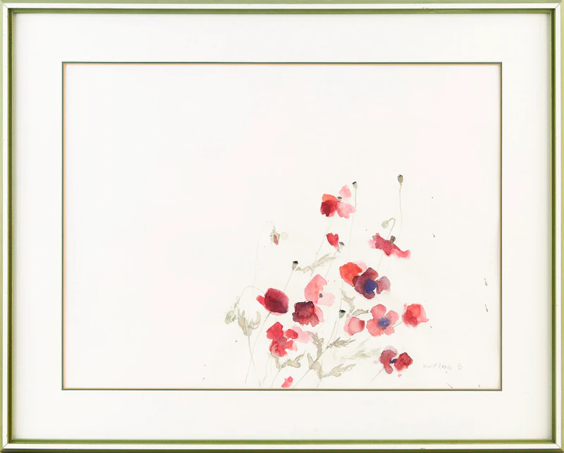 Molly Lamb Bobak, Poppies, watercolour - view 2