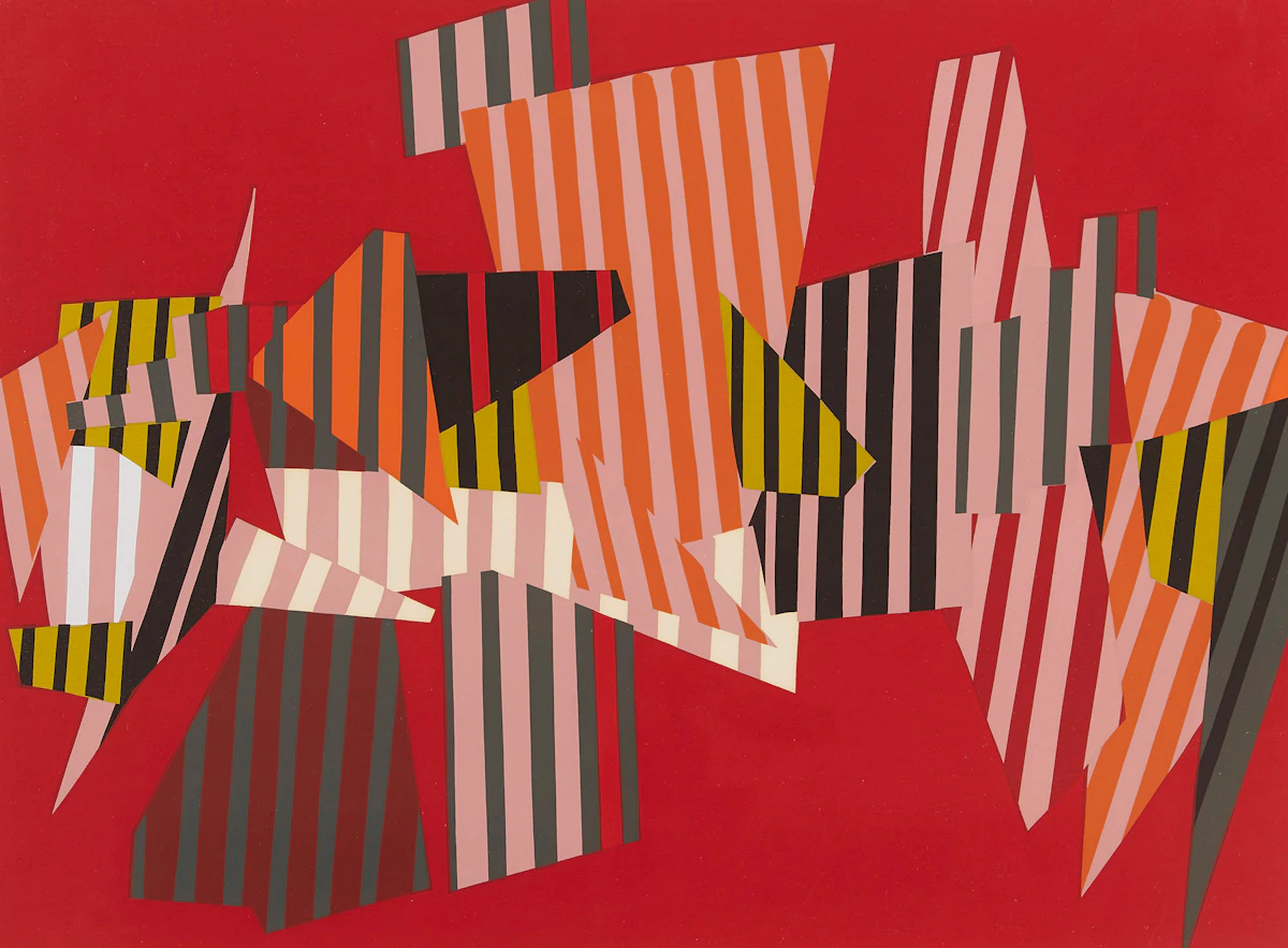 Ronald York Wilson, Jaipur, colour screenprint