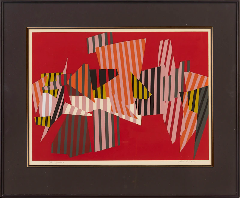 Ronald York Wilson, Jaipur, colour screenprint - view 2