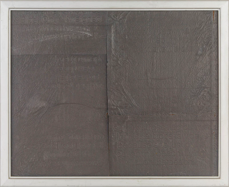 Liz Magor, Untitled, relief painting, 1985 - view 2
