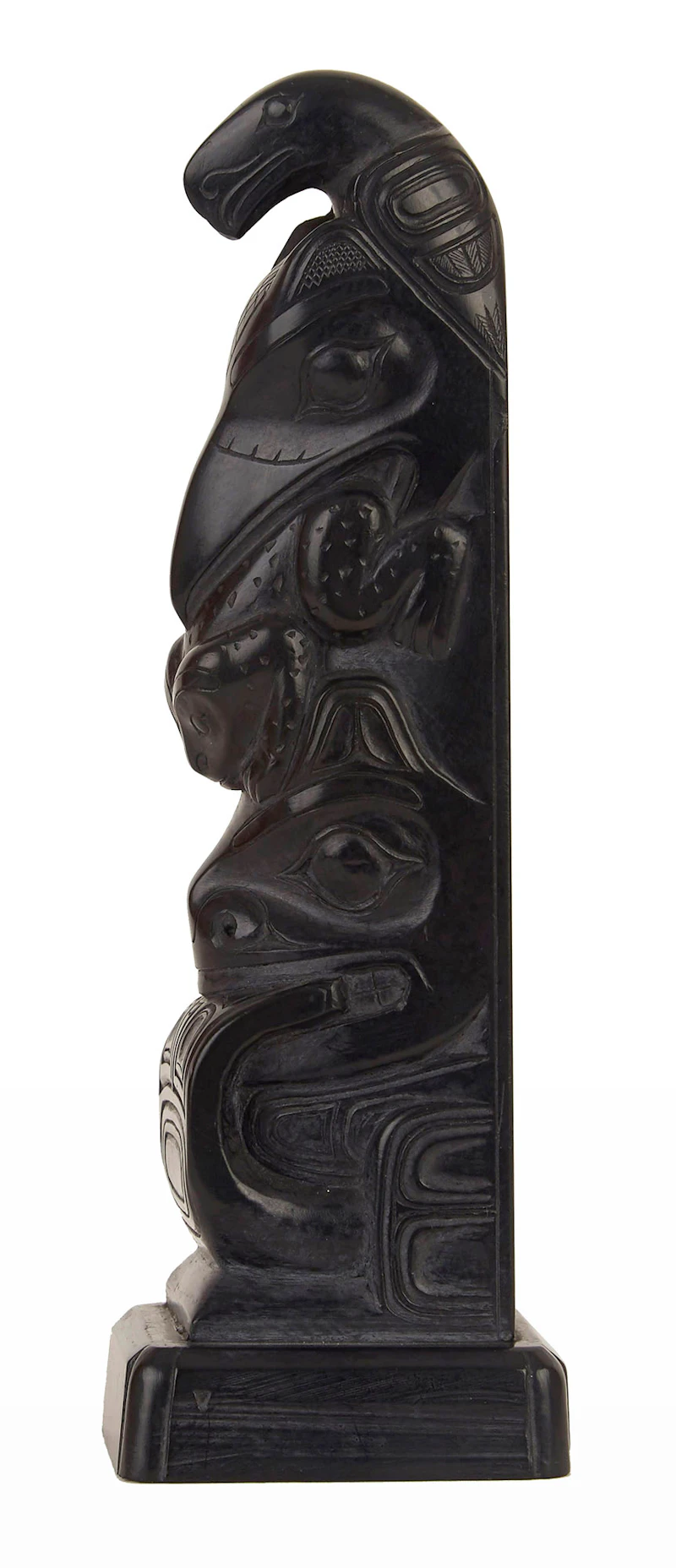 Claude Davidson, Totem , argellite, 1973 - view 2