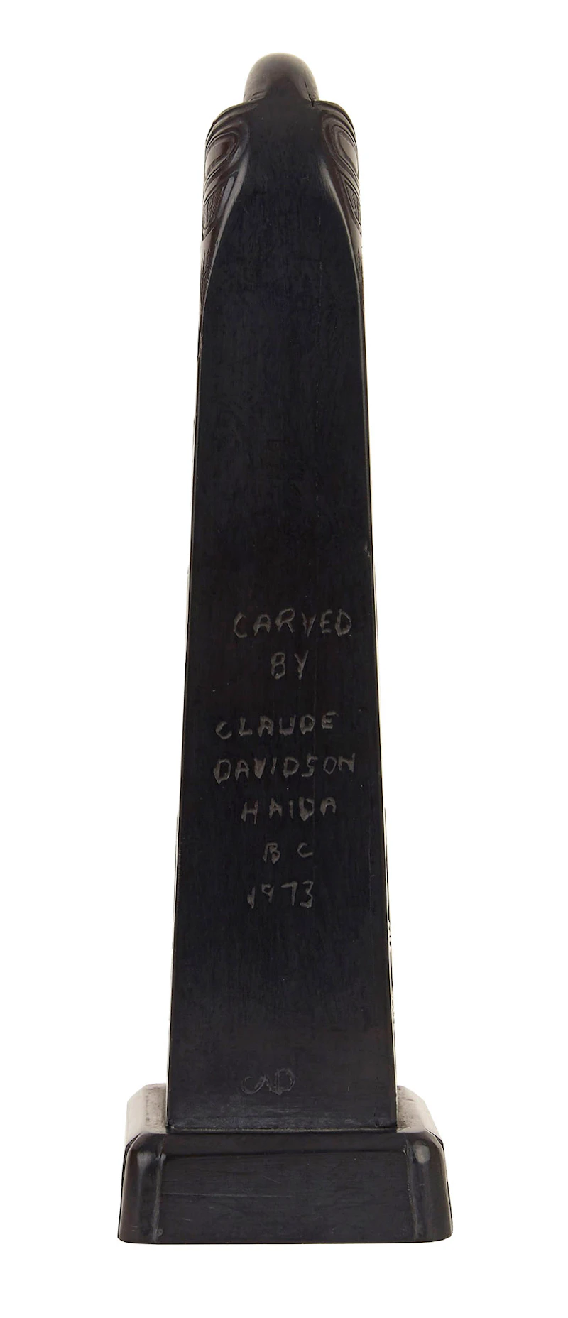 Claude Davidson, Totem , argellite, 1973 - view 3