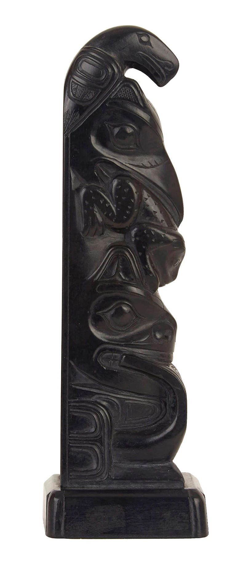 Claude Davidson, Totem , argellite, 1973 - view 4