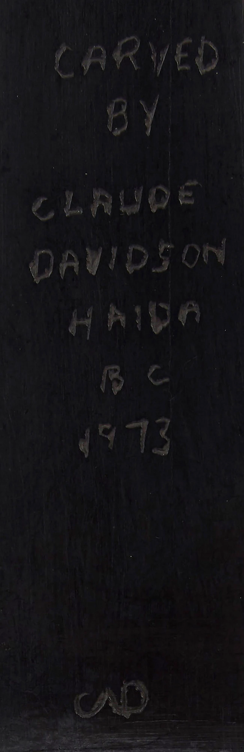 Claude Davidson, Totem , argellite, 1973 - view 5