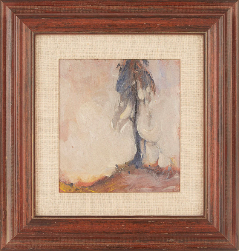 Hal Ross Perrigard, Love Tree Hilltop, oil on panel, 1921 - view 2