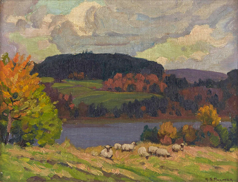 Herbert Sidney Palmer, Storm Clouds, Le Charite, Quebec, oil on canvas - view 2