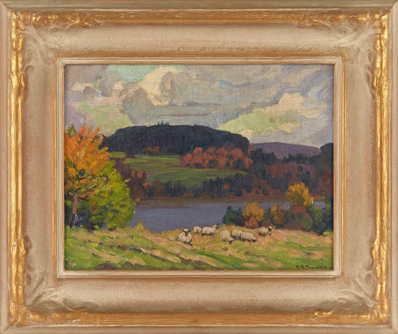 Herbert Sidney Palmer, Storm Clouds, Le Charite, Quebec, oil on canvas - view 3