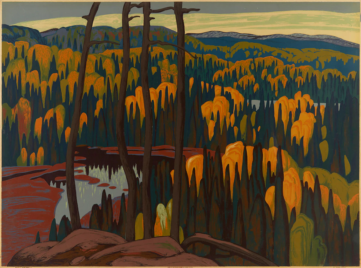 Lawren Stewart Harris, Algoma Country, Sampson Matthews silkscreen