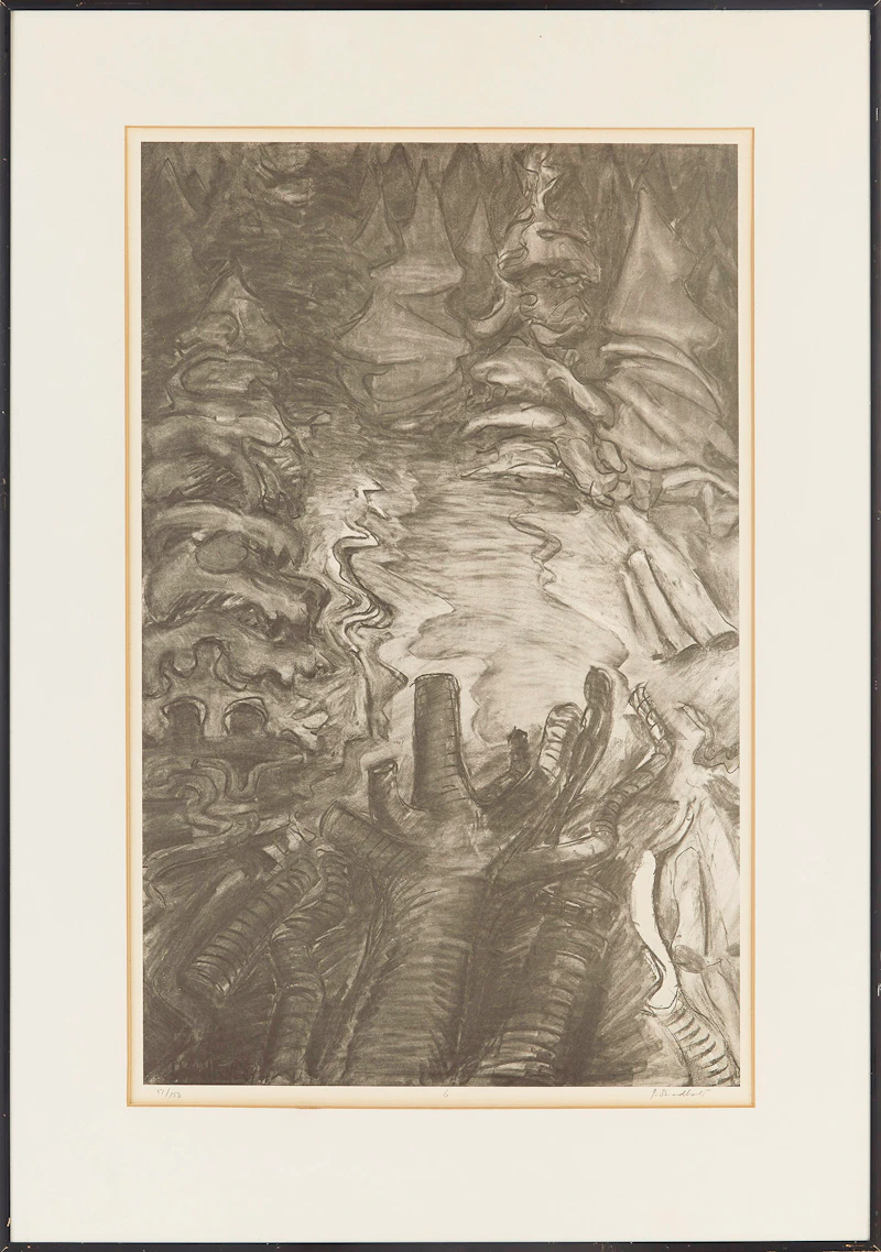 Jack Leonard Shadbolt, The Hornby Suite #6, lithograph - view 2