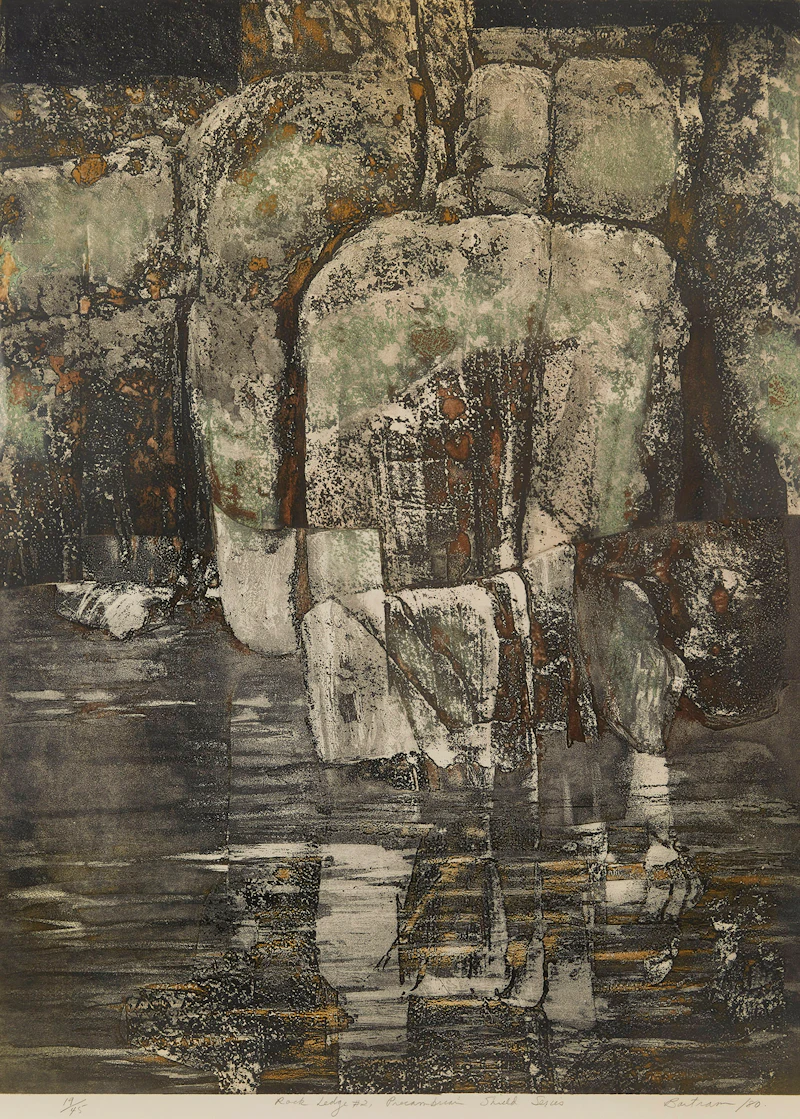 Rock Ledge #2, Precambrian Shield Series by Edward John Bartram