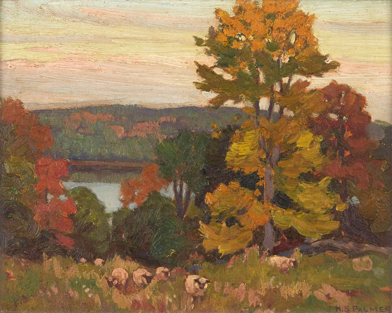 Evening by Mountain Lake, Haliburton by Herbert Sidney Palmer