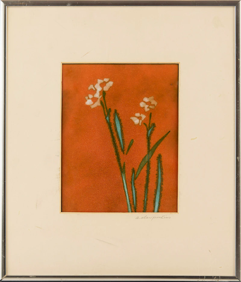 Arthur Alan Perkins, Arthur’s Garden #2, vitreous enamels on metal - view 2