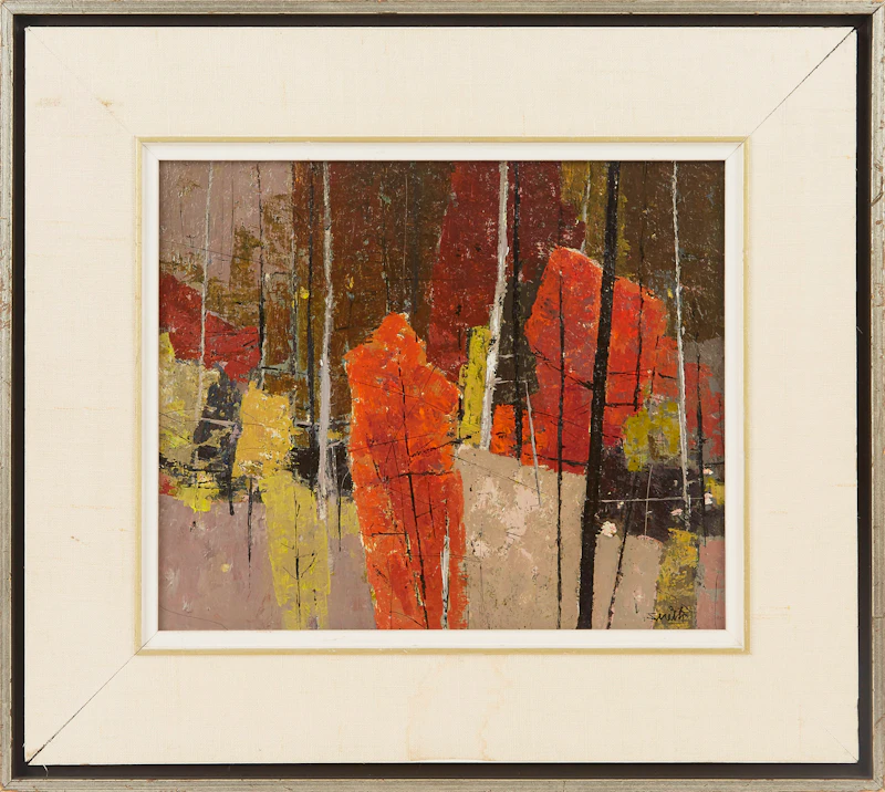 Donald Appelbe Smith, Forest Compositions, acrylic on canvas board, 1974 - view 2