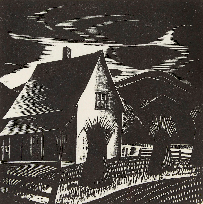 Corn Stooks by Carl Fellman Schaefer
