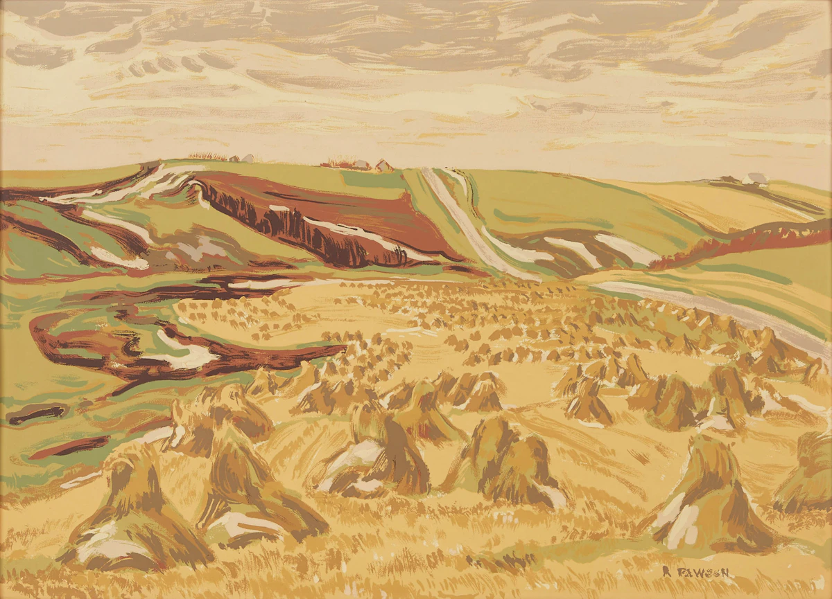 Ruth Pawson, Late Harvest, Sampson Matthews silkscreen