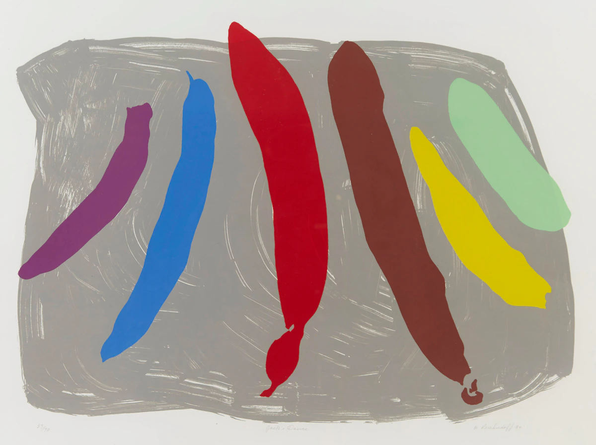 William Perehudoff, Jack’s Dance, colour serigraph, 1984