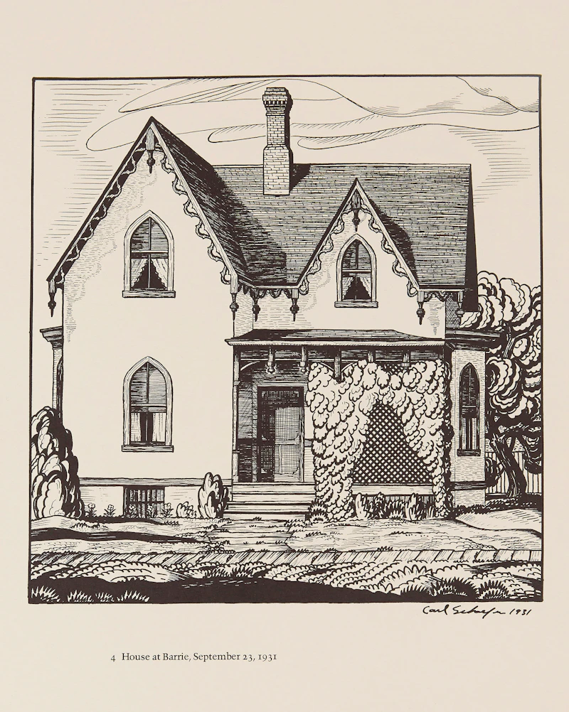 Carl Fellman Schaefer, 12 Farm Drawings- 1927-1932, offset prints on Japan paper - view 6