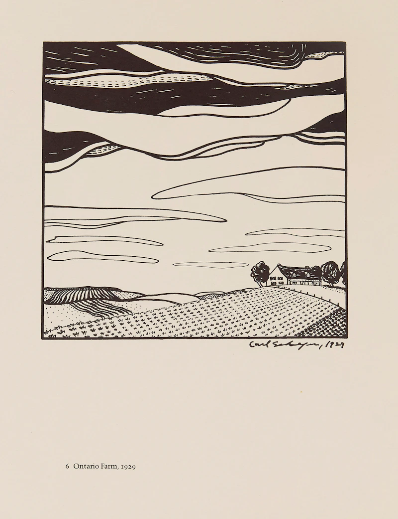 Carl Fellman Schaefer, 12 Farm Drawings- 1927-1932, offset prints on Japan paper - view 8