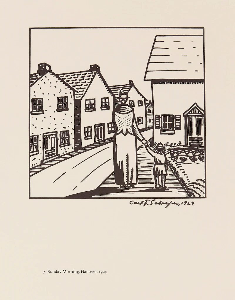 Carl Fellman Schaefer, 12 Farm Drawings- 1927-1932, offset prints on Japan paper - view 9