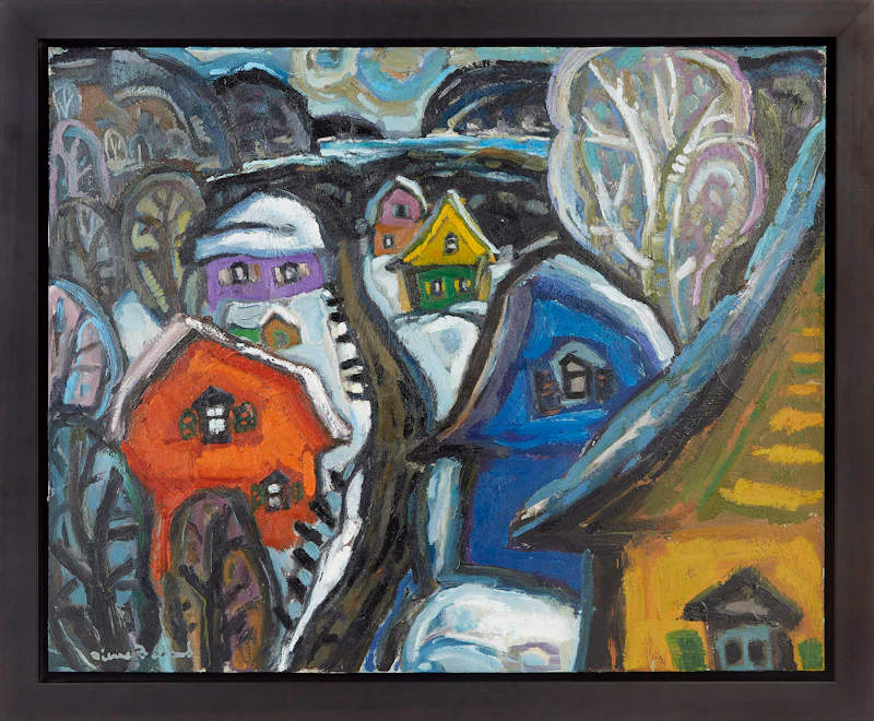 Pierre Bédard, La Montée, oil on canvas - view 2