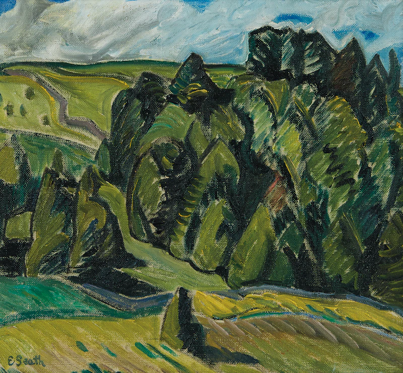 Ethel Seath, Summer Landscape, oil on canvas - view 1