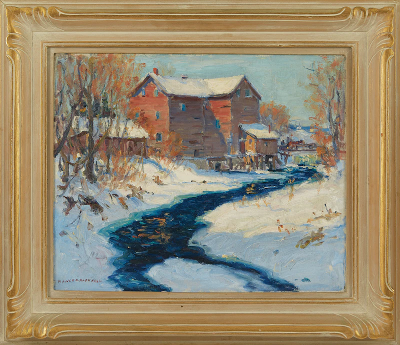 Manly Edward MacDonald, Mill at Codrington, oil on canvas - view 2