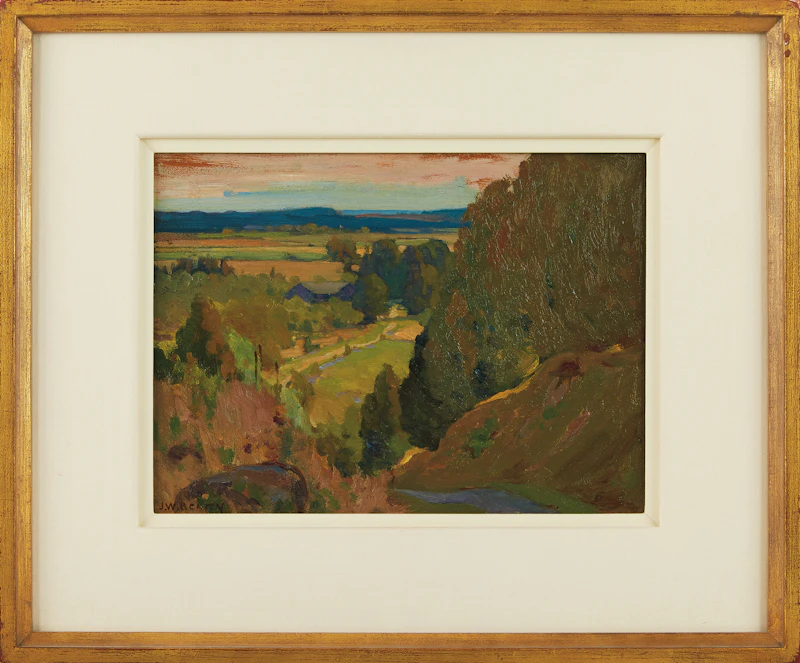 John William Beatty, Landscape, oil on board - view 2