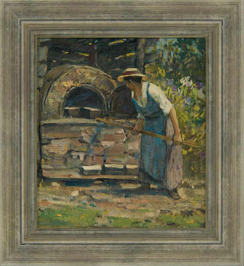 Peleg Franklin Brownell, Bake Oven, oil on board - view 2