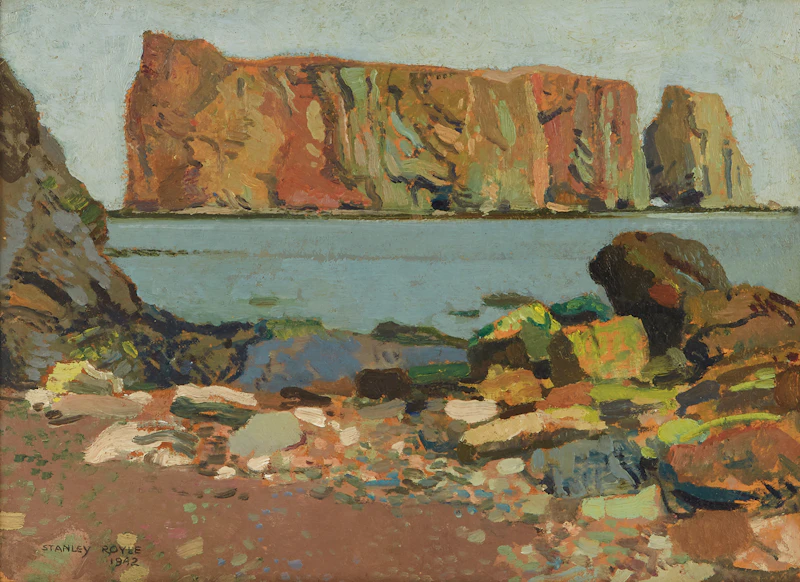 Stanley Royle, Percé Rock, Grey Morning