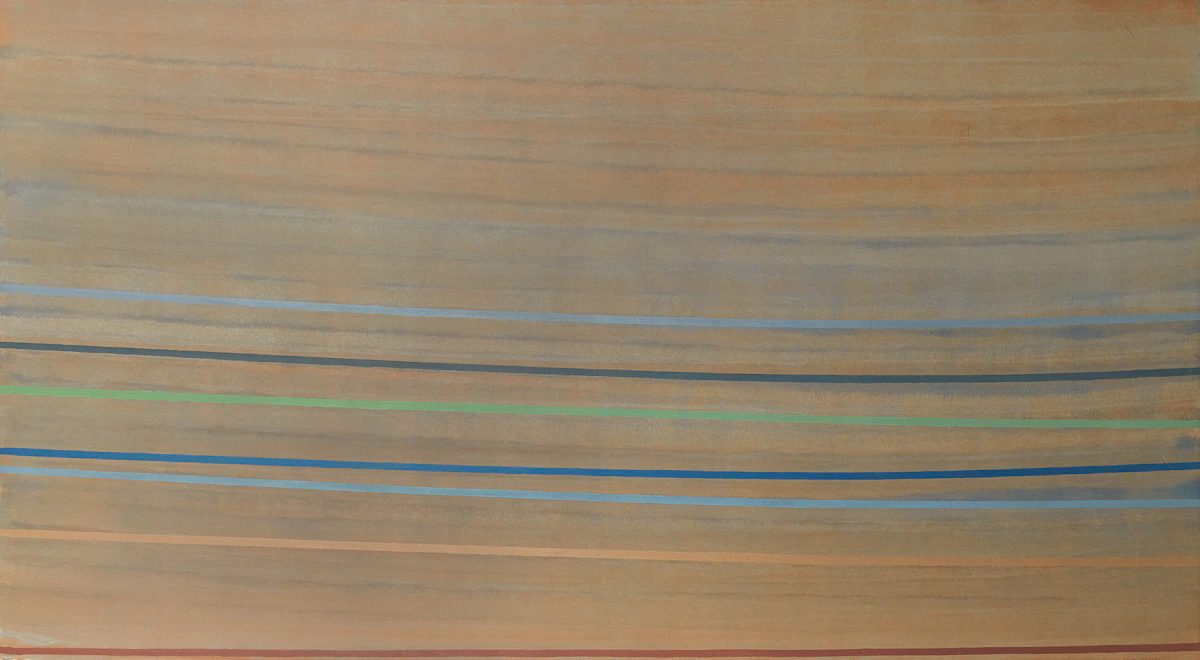 William Perehudoff, AC-77-6, acrylic on canvas, 1977