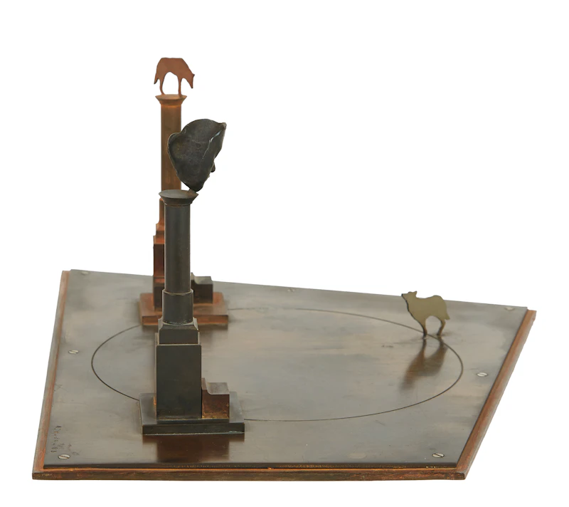 John McEwen, Maquette for After Babel, bronze, 1993 - view 4