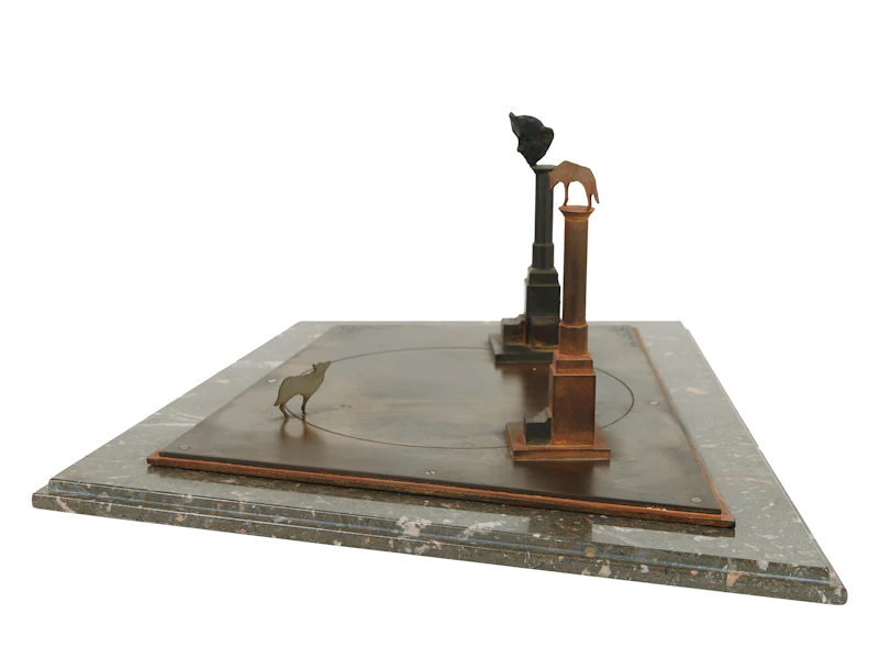 John McEwen, Maquette for After Babel, bronze, 1993 - view 6