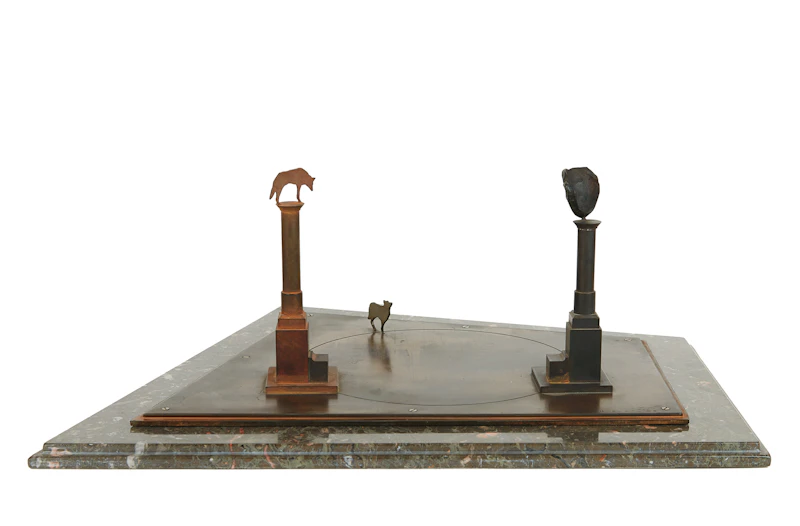 John McEwen, Maquette for After Babel, bronze, 1993 - view 7