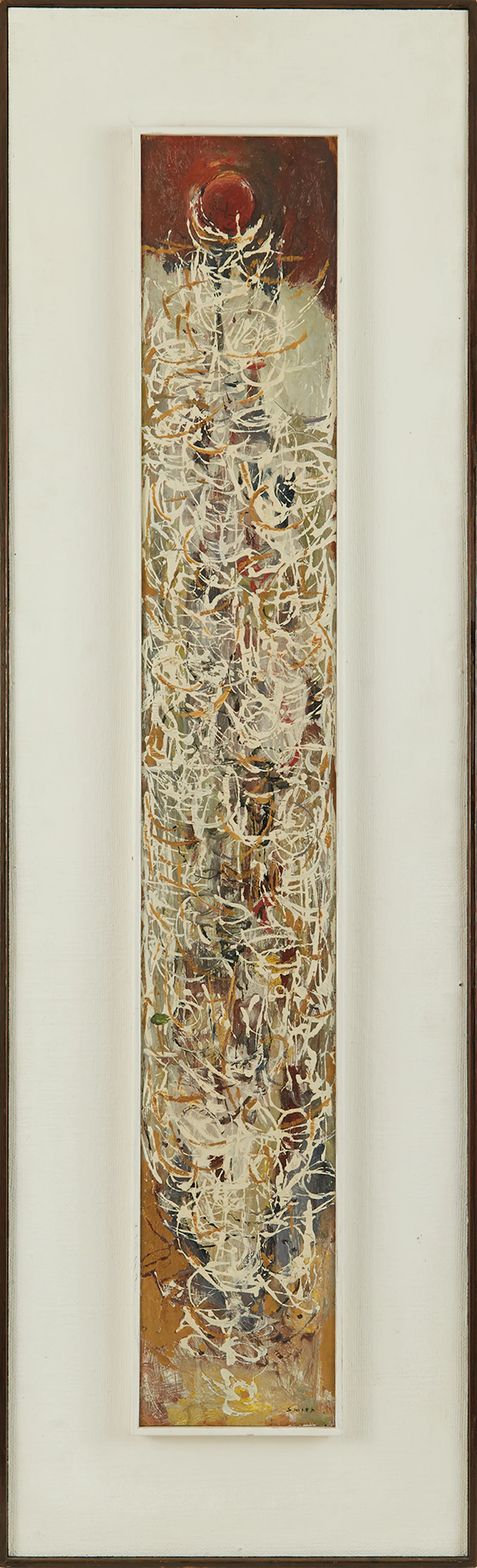 Gordon Appelbe Smith, Fire Weed in Winter, oil on board, circa 1950 - view 2